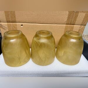 Elegant Gold Glass Lamp Shades